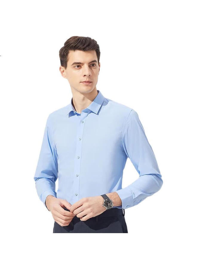 Firs Natural Fiber Long-Sleeve Shirt For Men, All-Season Business Casual Formal Wear, Men'S Dress Shirt - Image 2