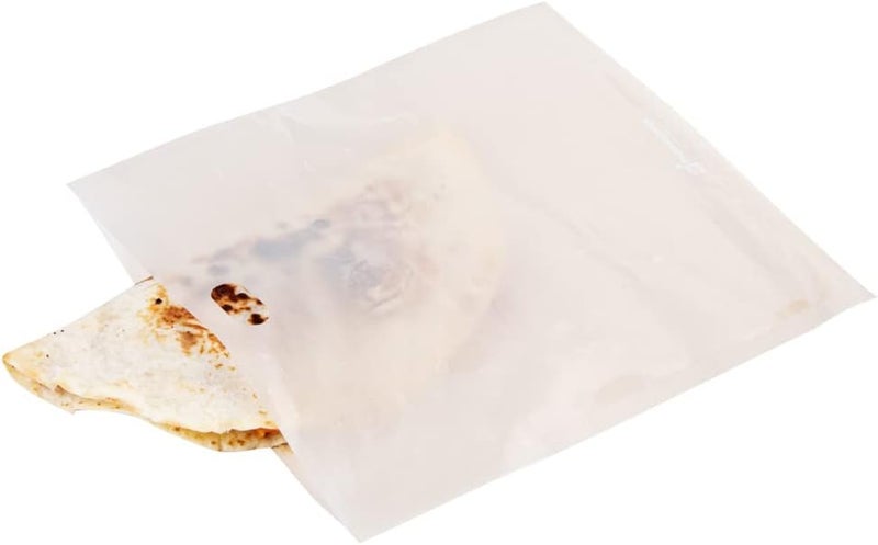 Restaurantware Bag Tek 8.7 x 7.9 Inch Toaster Bags, 10 Large Toaster Sandwich Bags - Multipurpose, Non-Stick, Kraft Plastic Toaster Sleeves, BPA-Free, Semi-Disposable - Image 1