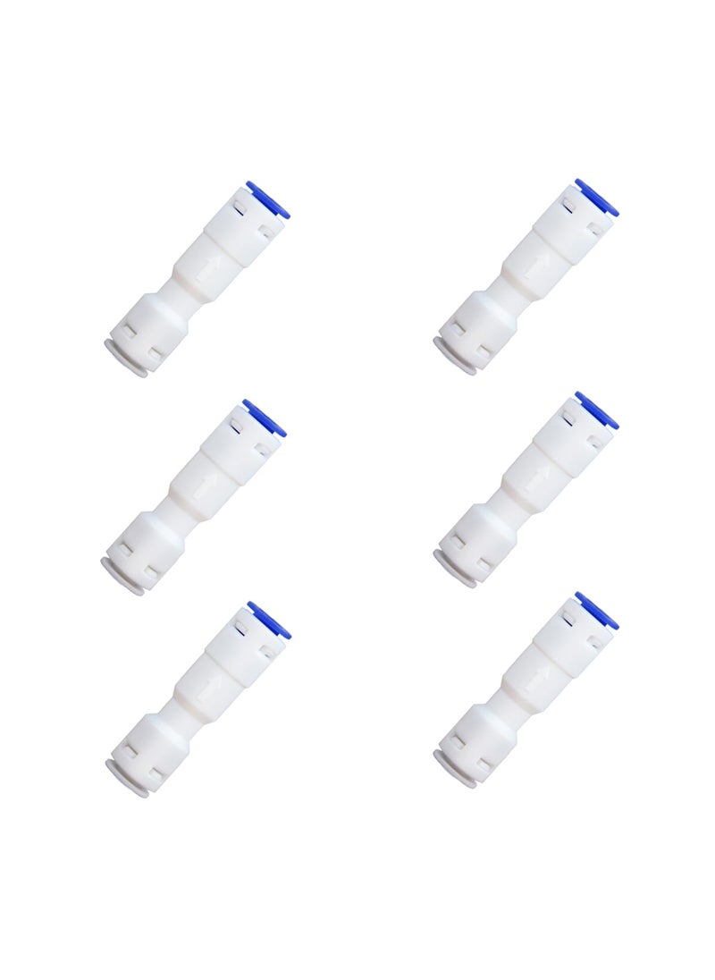 ESHIONG ESHIONG 14 Push to Connect One Way Check Valve for Reverse Osmosis Water FilterNSF Certified Plastic Quick Connect RO Fittings 6 pcs 