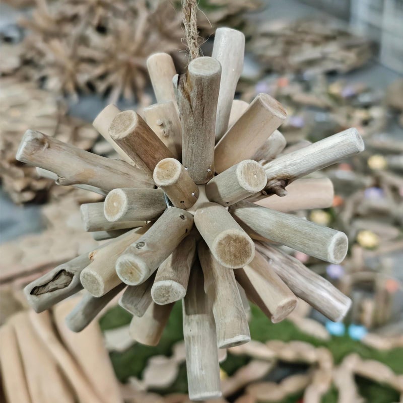 BYHER Driftwood for Crafts, 4.7 Inch Long 0.4-0.8 Inch in Diameter Driftwood Sticks for DIY Crafts Photo Props School Projects, Beach Wood Crafts Decor (20Pcs) - Image 5