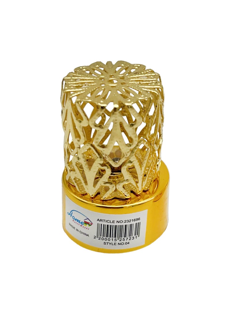 Home Arab Golden Design Decorative Candle Holder, MKT06-04 - Image 2