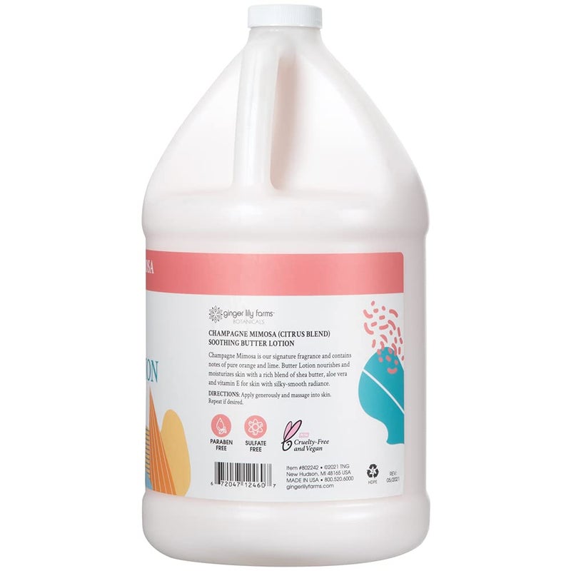 جينجير ليلي فارمز لوشن زبدة شامبين ميموزا مهدئ - Image 2