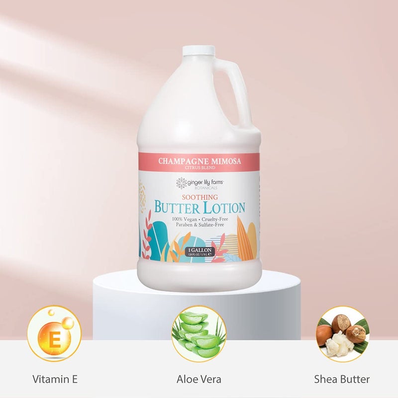 جينجير ليلي فارمز لوشن زبدة شامبين ميموزا مهدئ - Image 5