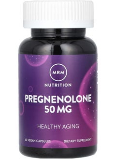 MRM Nutrition Pregnenolone, 50 mg, 60 Vegan Capsules 