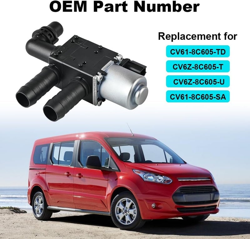 zayody Engine Heater Control Valve Solenoid for Ford Escape and Transit Connect - Image 2