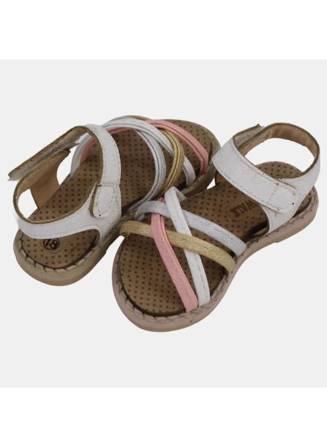 EASY Baby Girls Leather Sandals - Image 2