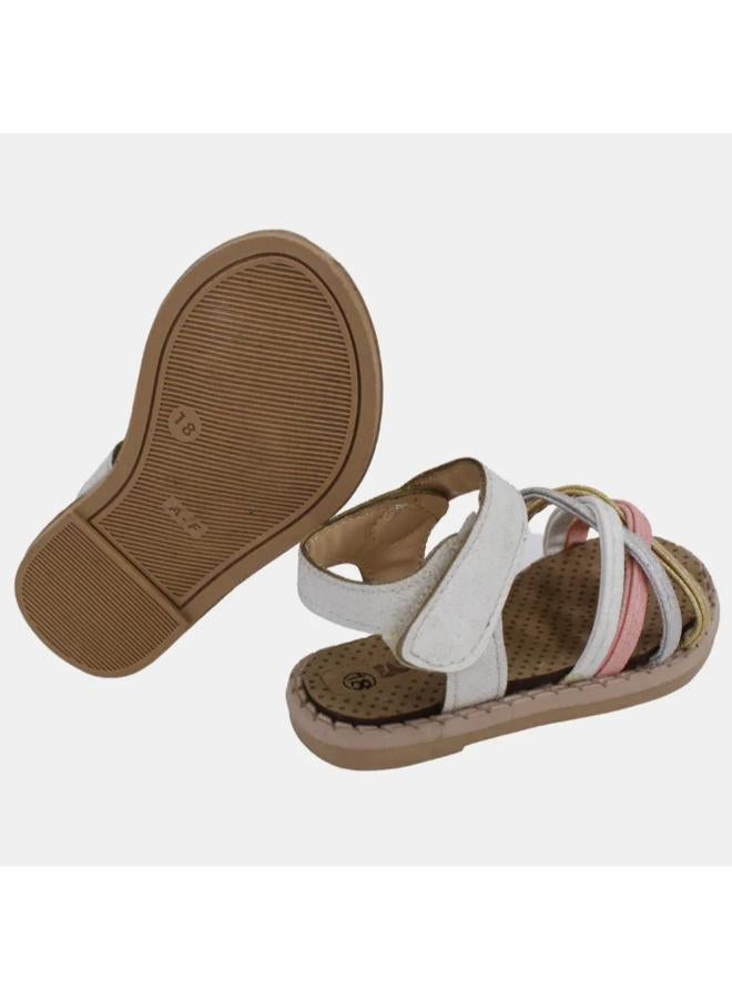 EASY Baby Girls Leather Sandals - Image 3