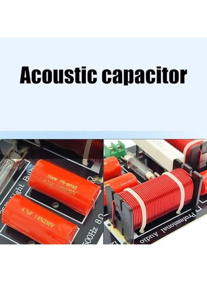 500W 2 Way Speaker Crossover Treble Bass Frequency Divider Filter for HiFi Sound Systems - Image 5