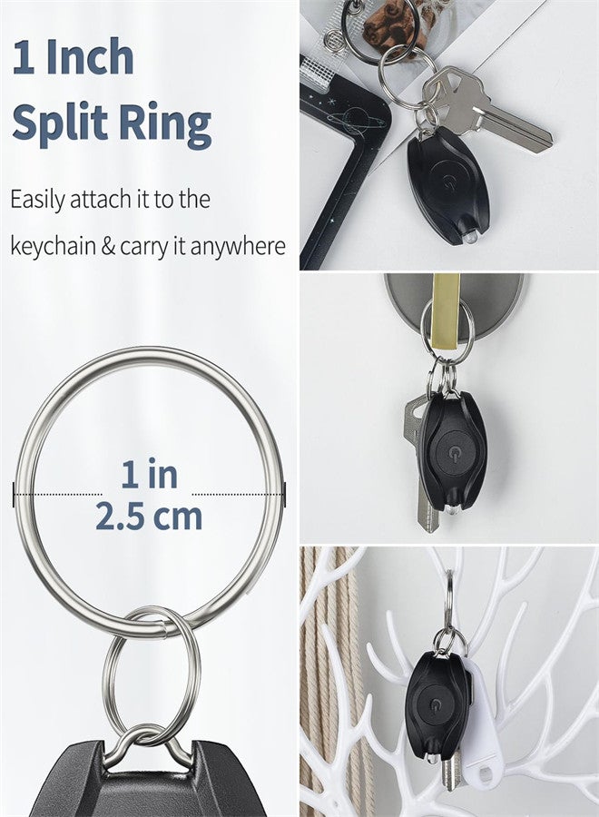 5 Pack LED Flashlight Keychain, Mini Keychain Light 14 Lumen Portable Ultra Bright, Battery Powered Key Ring Torch for Outdoor Camping Hiking and Emergency Lighting - Image 3