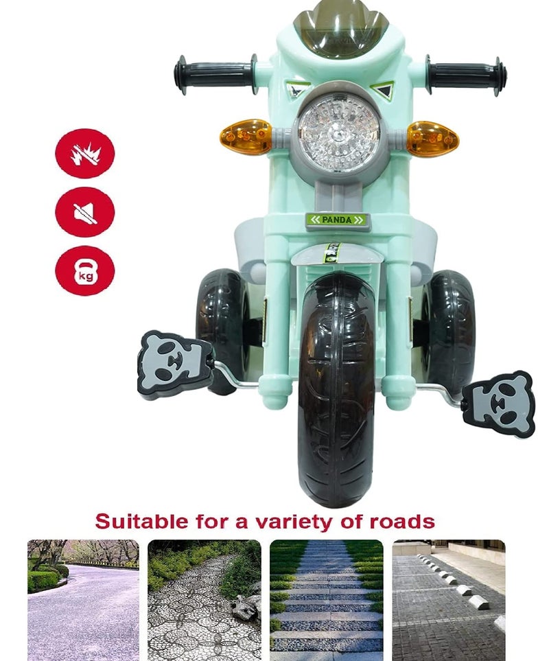 JoyRide Mini Bullet Scooter for Kids Plug & Play with Head Light Cushion Seat High Java Tricycle Smart Design Ride On Tricycle Sky Blue - Image 2