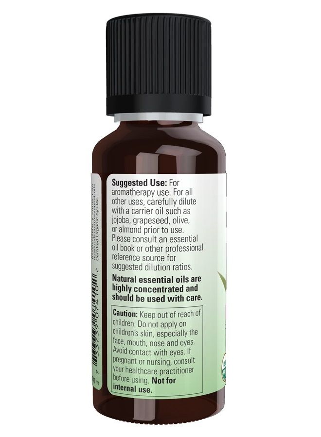 now Essential Oils, Organic Eucalyptus Globulus Oil, Clarifying Aromatherapy Scent, Steam Distilled, 100% Pure, Vegan, Child Resistant Cap, 1-Ounce  - Image 3