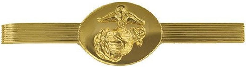 US Marine Corp Tie Bar Clip Anodized Gold Enlisted by