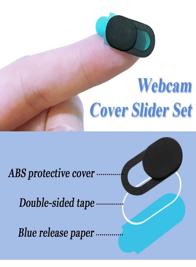 Mesee 50 Pieces Webcam Cover Slider, 0.027-Inch Ultra Thin Web Camera Protective Privacy Covering Slide Stickers for Computer, Laptop, MacBook Pro/Air, iPhone, Tablet, PC, iPad, iMac - Image 3