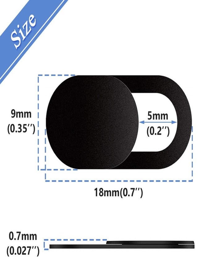 Mesee 50 Pieces Webcam Cover Slider, 0.027-Inch Ultra Thin Web Camera Protective Privacy Covering Slide Stickers for Computer, Laptop, MacBook Pro/Air, iPhone, Tablet, PC, iPad, iMac - Image 4