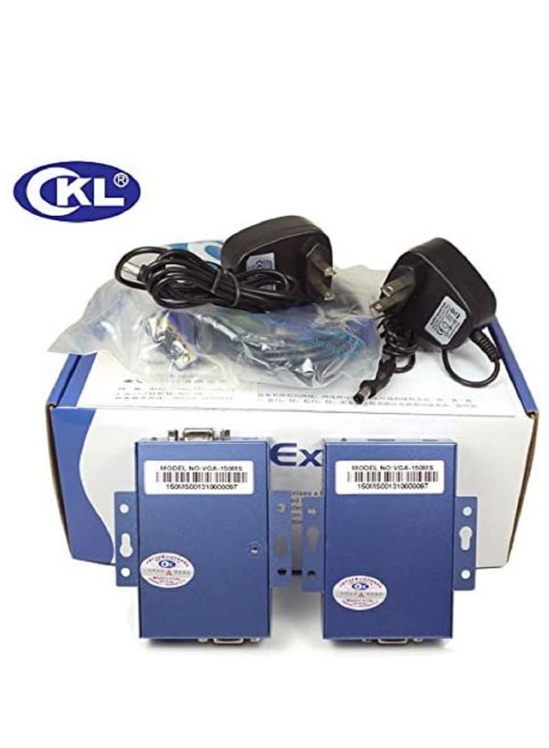 موسع CKL VGA 100M مع موسع VGA الصوتي (CKL-100MS) - Image 4