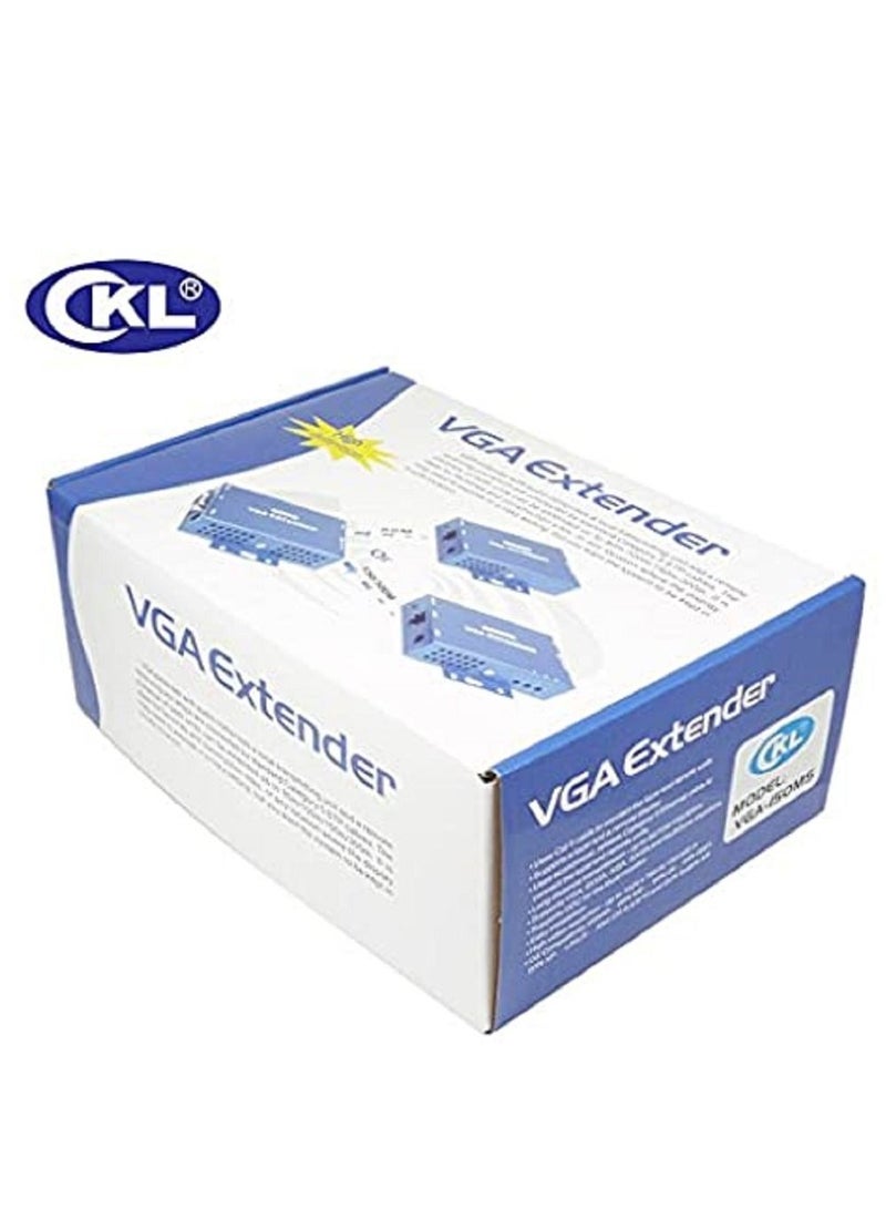 موسع CKL VGA 100M مع موسع VGA الصوتي (CKL-100MS) - Image 5