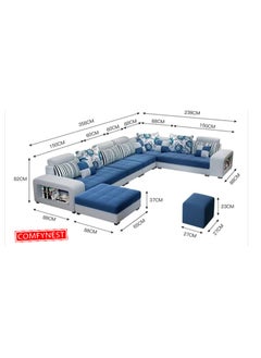 Comfynest New Model Sofa Set 7 Seater Unique Design Perfect For your Living Room  - Image 2
