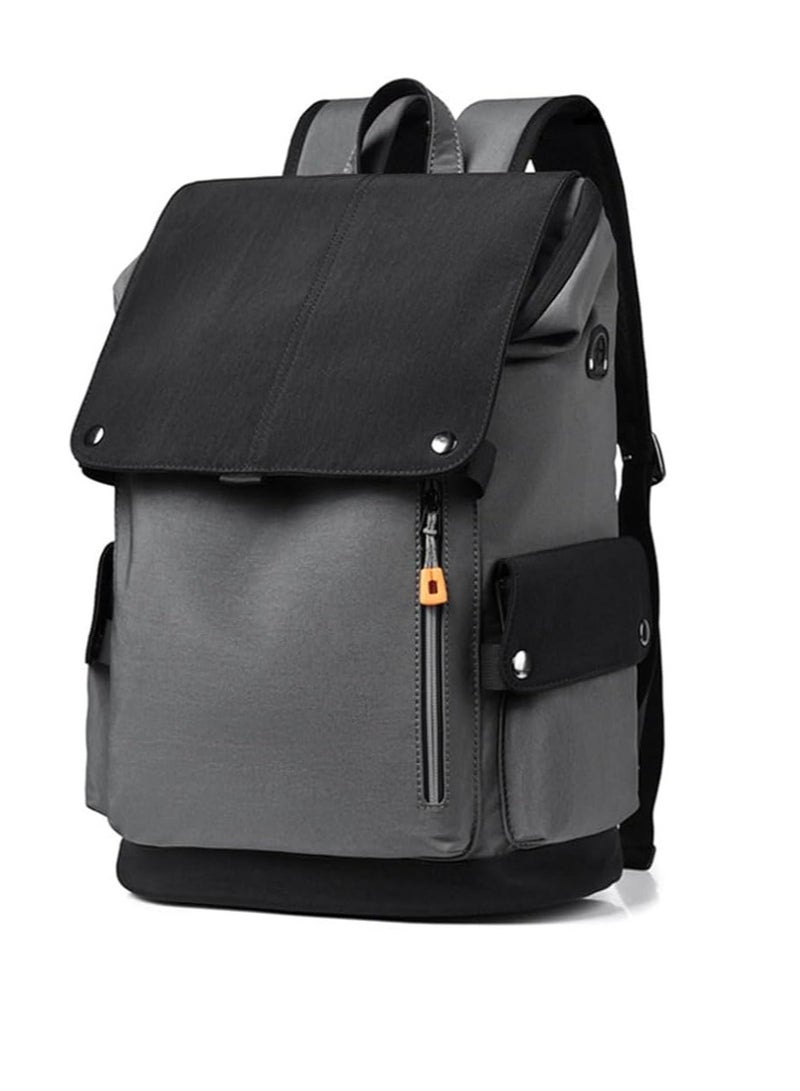 iCozzier iCozzier Laptop Backpack for Men Women, Waterproof Laptop Rucksack Work Bag with 14 Inch Laptop Compartment, Casual Daypack Vintage Rucksack for Travel  - Image 1