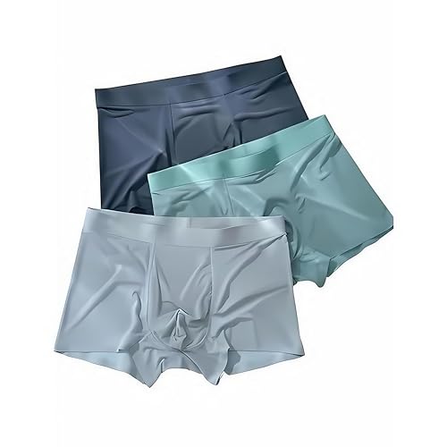 TPJ Mart (Pack of 2 Anti-Bacterial Micromodal Solid Underwear for Men – Breathable Sweatproof Airsoft Trunks, Multicolour (Size L) - Image 1