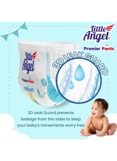 Little Angel Little Angel Premier Baby Diaper Pants (4 x 28 Pcs) - New Born (112 Pieces)  - Image 5