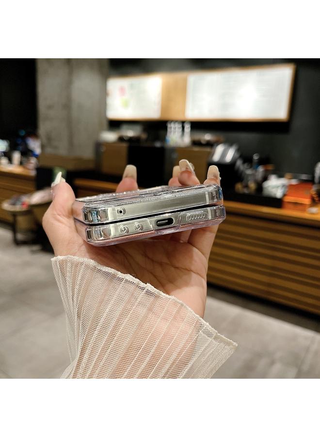 S-TOP Case For Samsung Galaxy Z Flip5 5G Skin Feel PC Flash Paper Shockproof Phone Case - Image 5