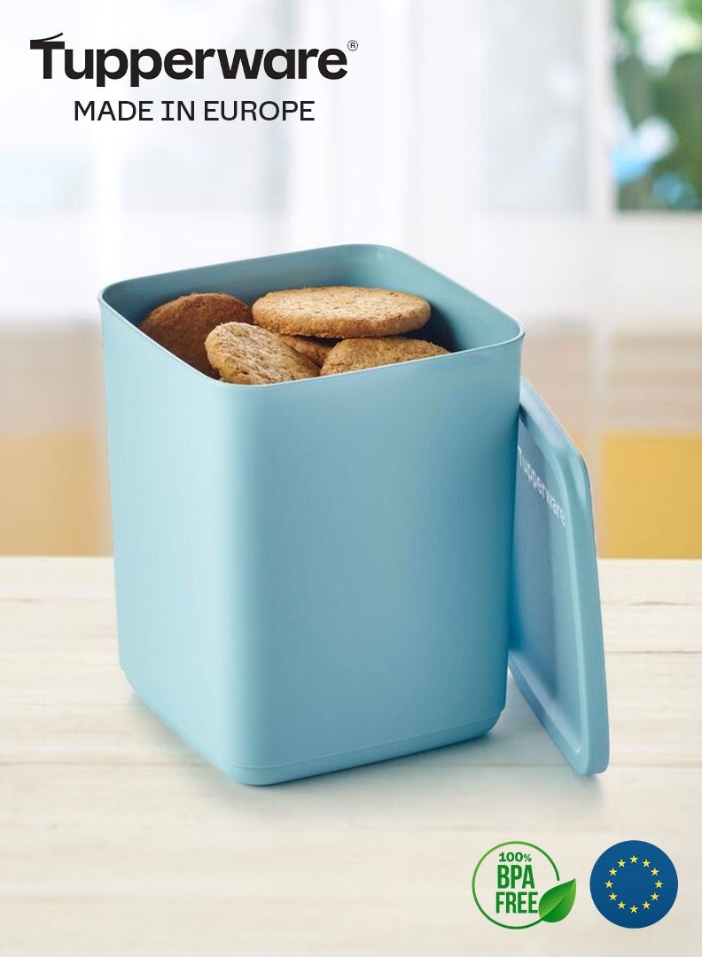 توبروير علبة تخزين1.8 لتر من تابروير  مربعة- أزرق فاتح - Image 1