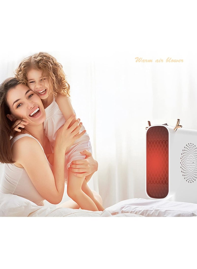 DubaiGallery 500W Electric Fan Heater, Desktop Warm Air Blower Home Appliances  - Image 4
