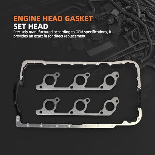 BENERAY MLS Full Head Gasket Set, ‎HS9293PT-2, Fits for Ford Ranger Explorer Sport Trac, Fits for Mazda B4000, Fits for Mercury Mountaineer 2000-2003, 4.0L V6 SOHC, Cylinder Engine Gasket Kit - Image 4