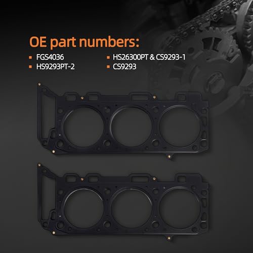 BENERAY MLS Full Head Gasket Set, ‎HS9293PT-2, Fits for Ford Ranger Explorer Sport Trac, Fits for Mazda B4000, Fits for Mercury Mountaineer 2000-2003, 4.0L V6 SOHC, Cylinder Engine Gasket Kit - Image 3