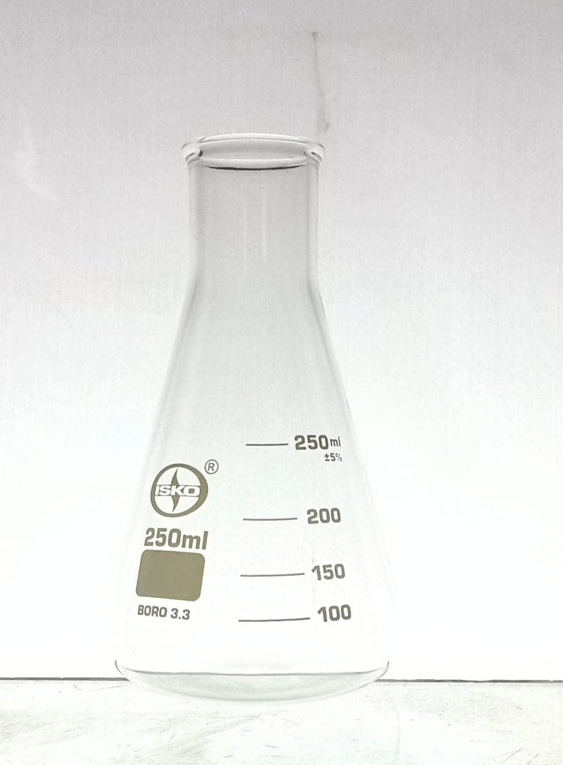 ISKO Conical Flask 250ml set of 6 - Image 1