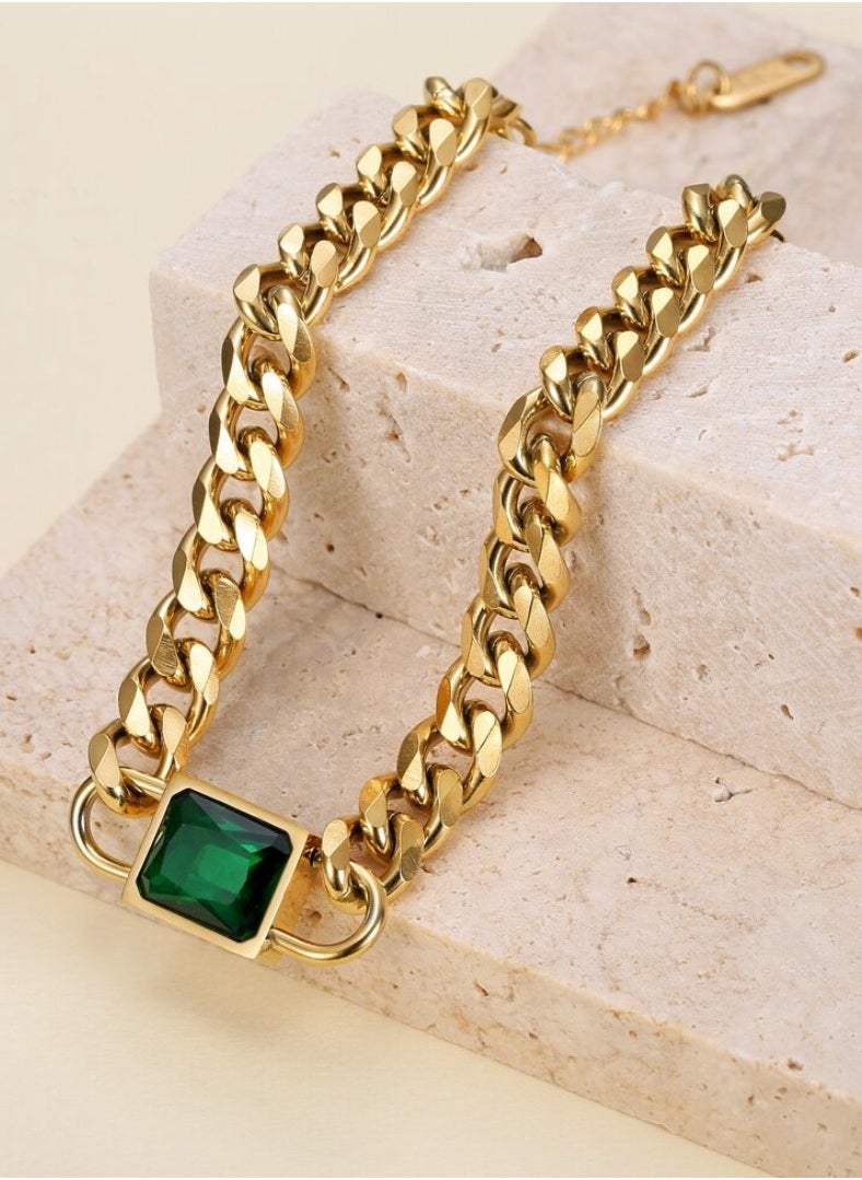 JewelryPalace 18k Gold Plated Stainless Steel Bracelet For Women  - Image 2