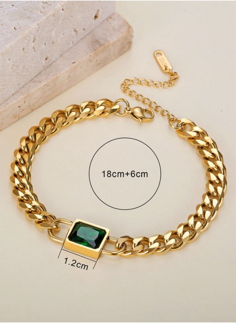 JewelryPalace 18k Gold Plated Stainless Steel Bracelet For Women  - Image 4