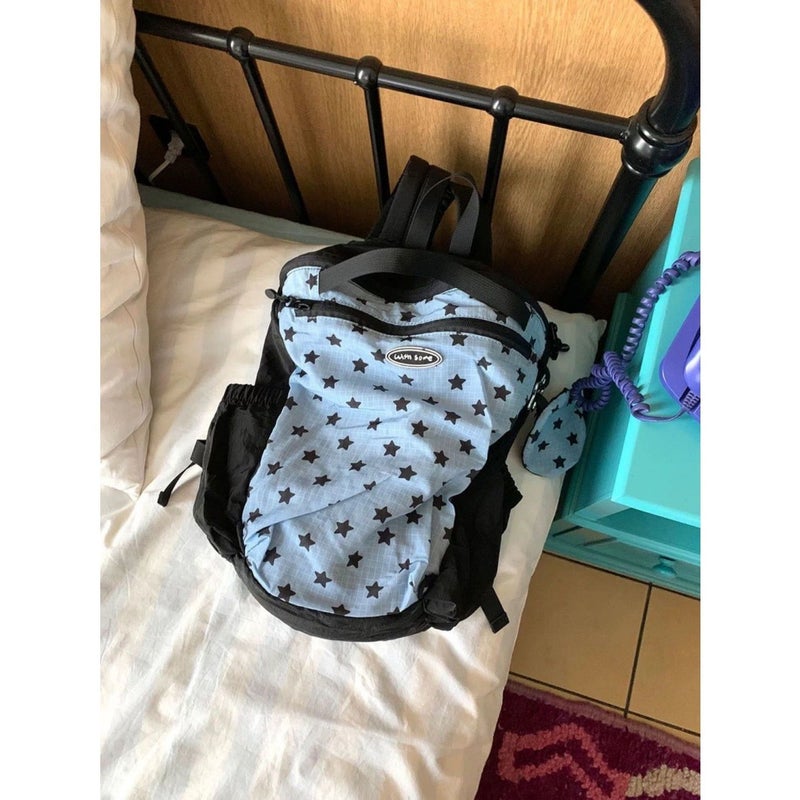 2026 Star Pattern Lightweight Foldable Casual Backpack - Image 1