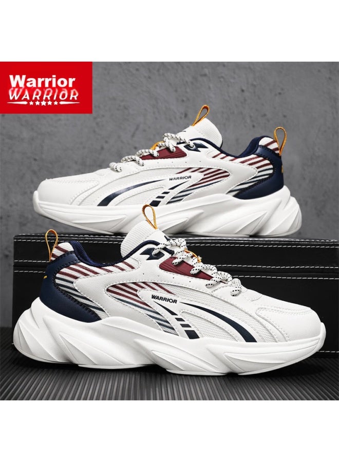 Pull Back Huili Men's Dad Shoes Autumn New Trendy Versatile Casual Shoes, Sneakers For Men, White/green, Size 42 - Image 4