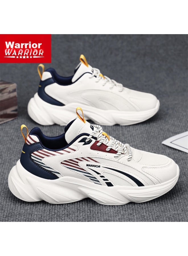 Pull Back Huili Men's Dad Shoes Autumn New Trendy Versatile Casual Shoes, Sneakers For Men, White/green, Size 42 - Image 2