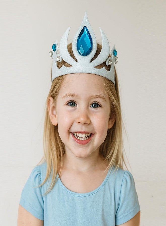 SYGA Elsa Flame Children Girl Baby Crown Headband, Baby Photo Shoots, Full Moon For 1 Year Old Baby Crown Head Hair Accessories (Silver) - Image 5