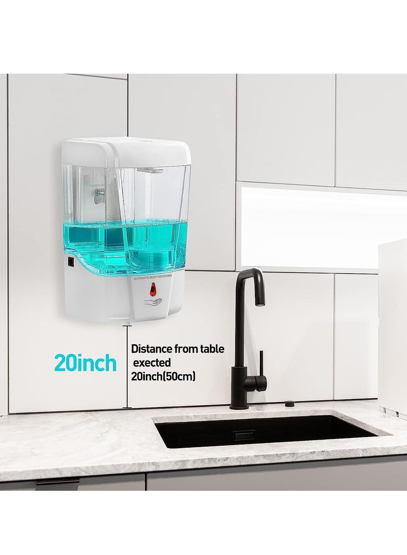 ABBASALI Auto Soap Dispenser Clear 700ML  - Image 4