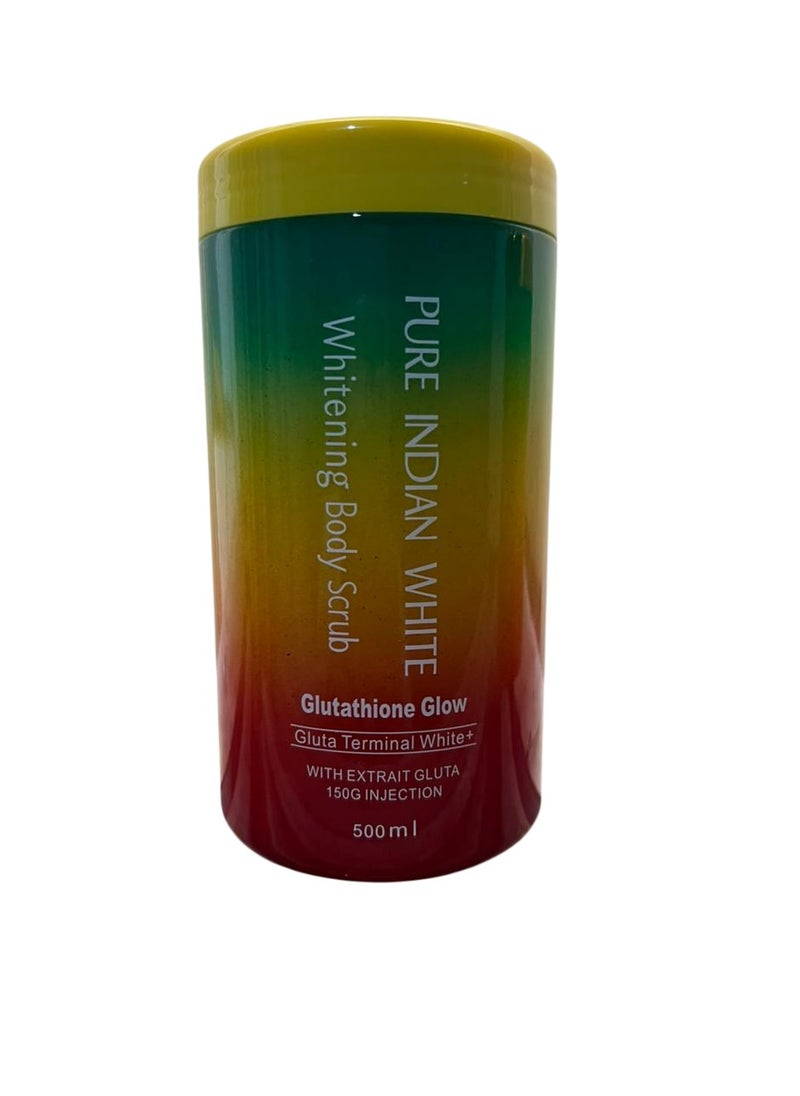 PURE Pure Indian White Whitening Body Scrub Glutathione Glow 500 ml 