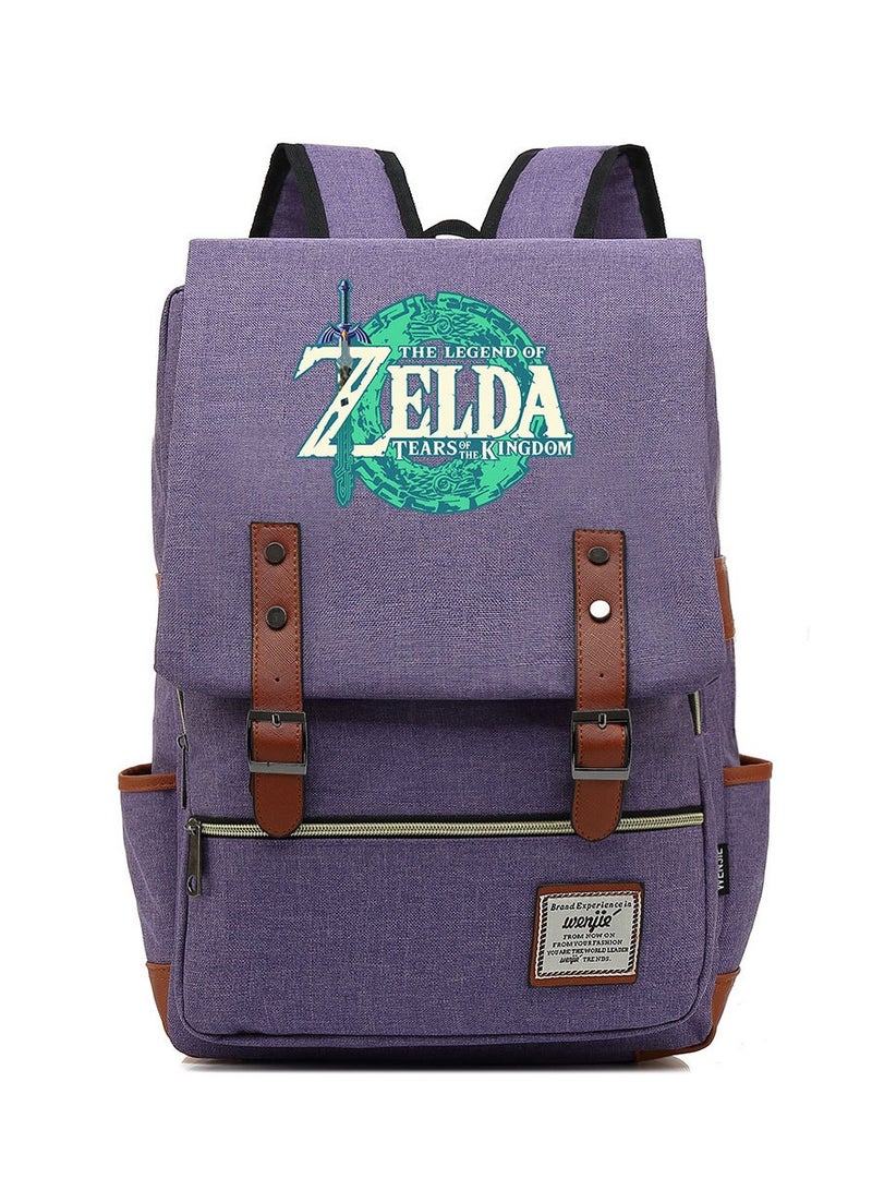 Printed Youth Casual Backpack