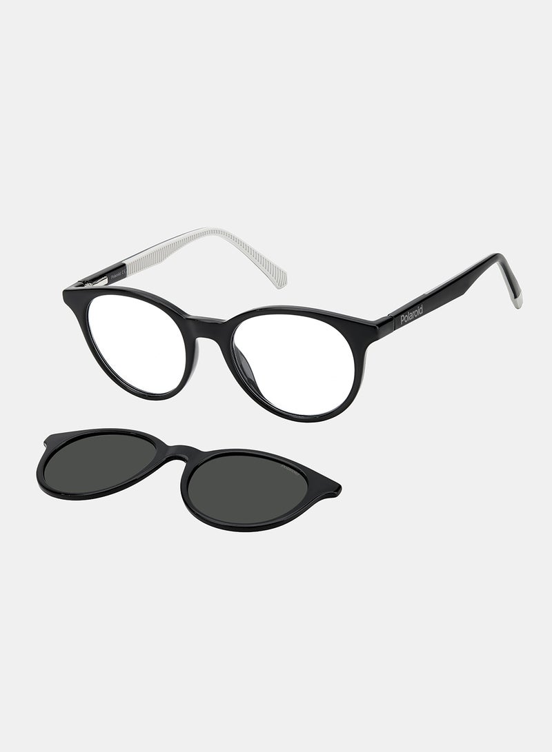 Polaroid Clip on Kids Unisex Round Sunglasses 45 PLD 8044/CS - Image 1