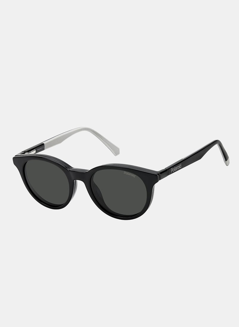 Polaroid Clip on Kids Unisex Round Sunglasses 45 PLD 8044/CS - Image 2