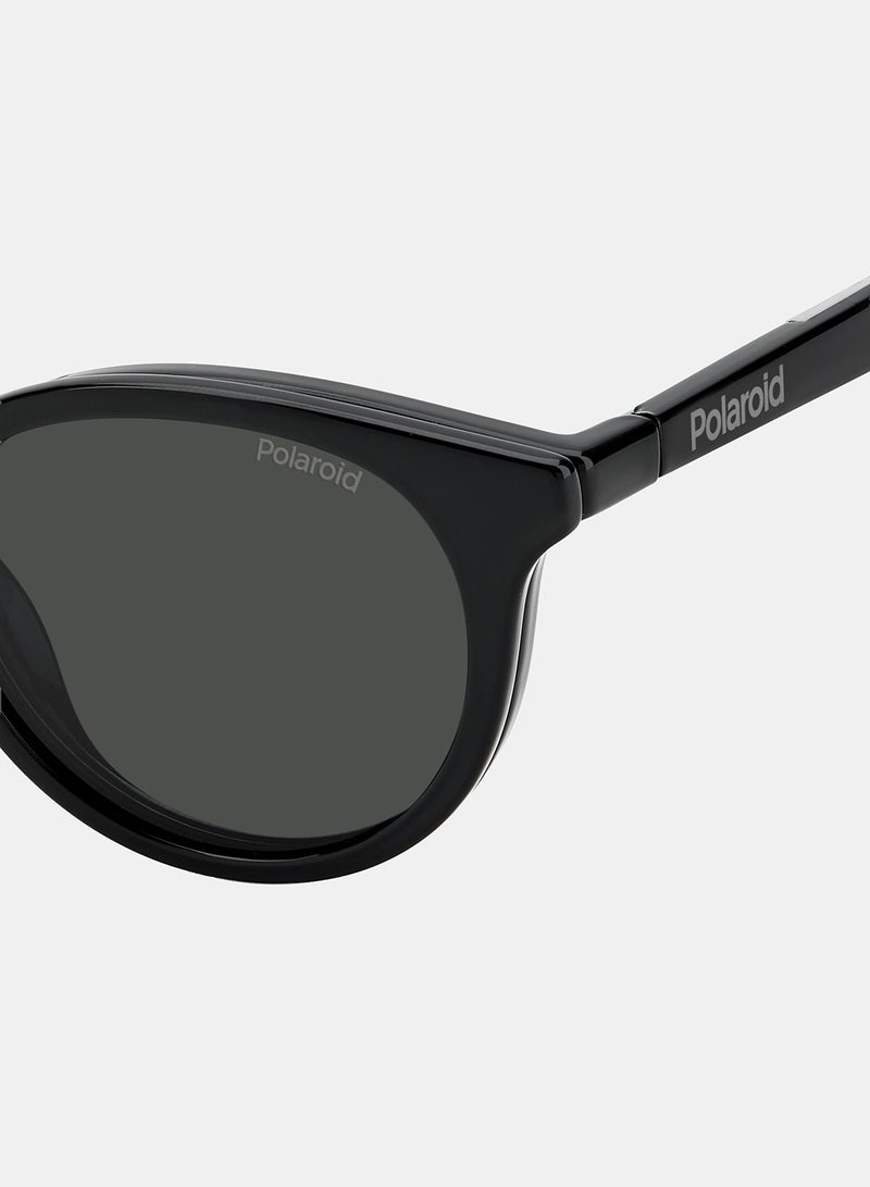 Polaroid Clip on Kids Unisex Round Sunglasses 45 PLD 8044/CS - Image 5