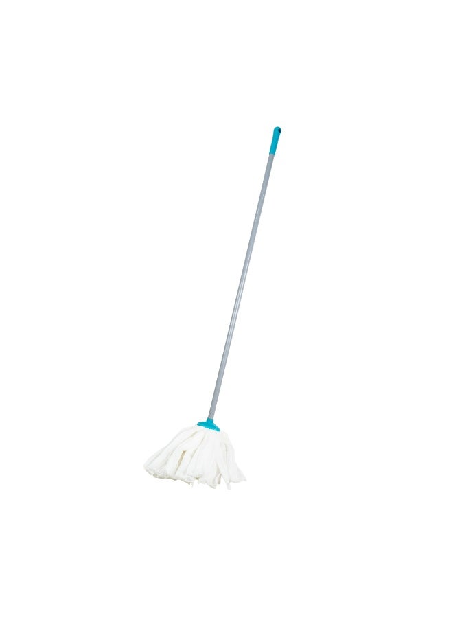 Non-Woven Mop 180G – Microfiber Deep Cleaning, Adjustable Handle, 180° Flexible Mop Head & Quick Drying – BM578 – Blue & White