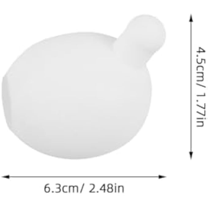 Veemoon Press Bubble Insert for Crochet, 20pcs Squeeze Stress Ball 2.4 Inch Silicone Making Prop Doll Making Accessory Insert Bubble Replacement Doll Supplies Squeeze Props - Image 4