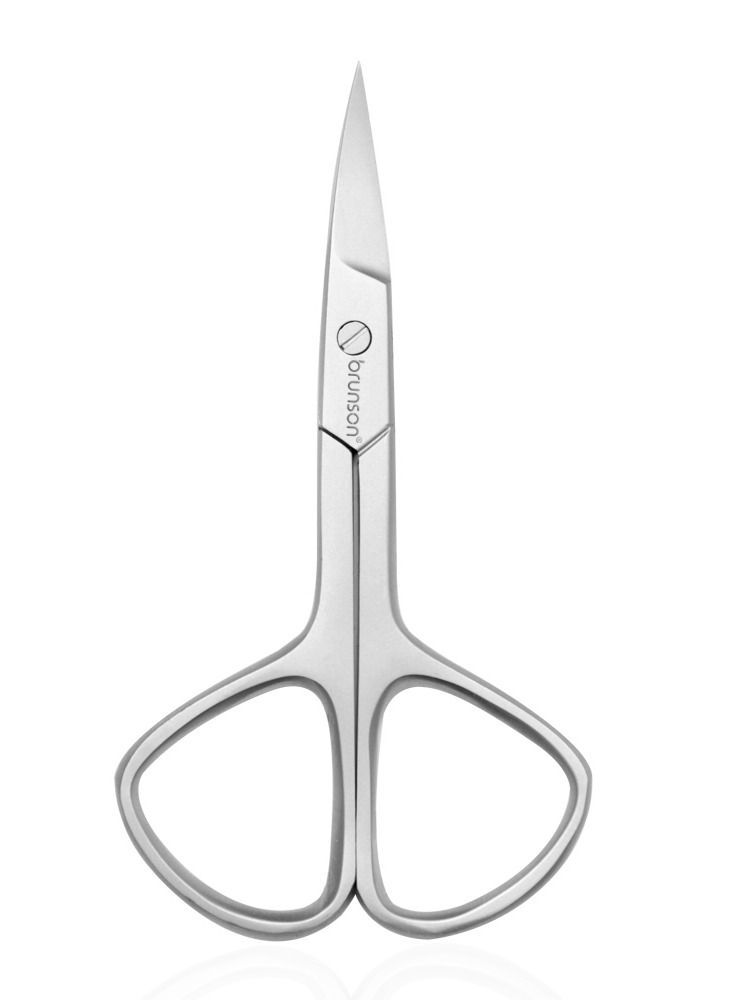 brunson Stainless Steel Point Cuticle Scissor curved cuticle & nail scissor for manicure pedicure for professional finger & toe nail care - Image 1