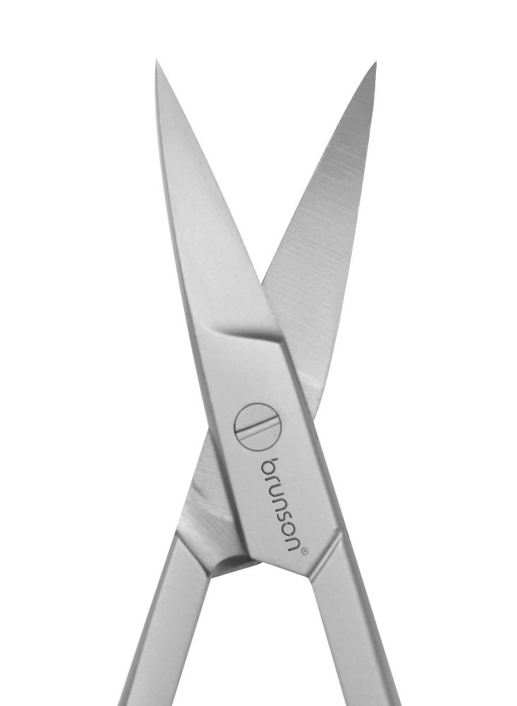 brunson Stainless Steel Point Cuticle Scissor curved cuticle & nail scissor for manicure pedicure for professional finger & toe nail care - Image 4