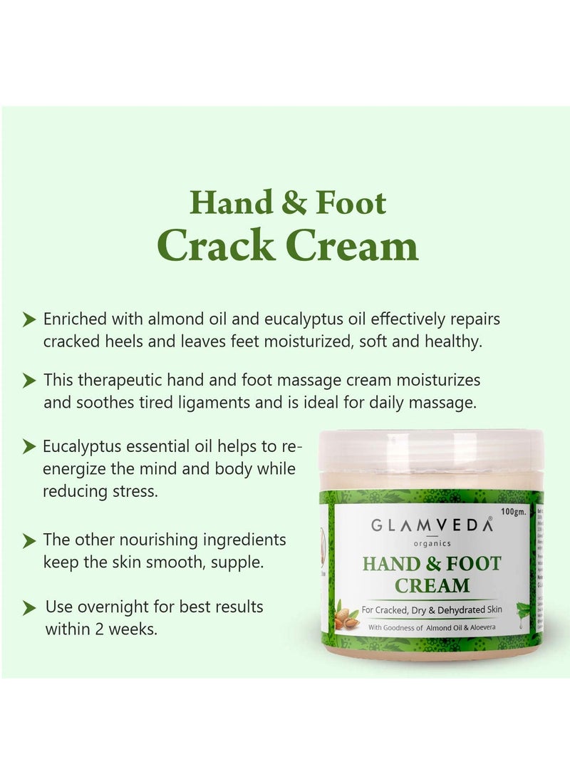 جلامفيدا كريم جلامفيدا الأيورفيدي لتشققات اليدين والقدمين، ١٠٠ غرام، للبشرة الجافة والخشنة والمتشققة، خالٍ من البارابين | زيت اللوز، الصبار، وزبدة المانجو | يرطب بعمق ويصلح البشرة. - Image 5