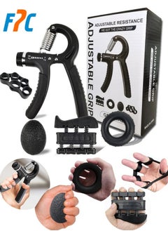FPC Grip Strength Trainer Adjustable 5-60KG Fitness Finger Trainer Forearm Muscle Exercise Grip Ring Trainer Ball Grip  - Image 1