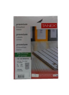 Tanex A4 LASER LABEL 50 sheets 35x12.4 mm