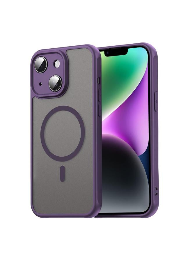 اس-توب جراب لهاتف iPhone 14 Plus Fan Dun Series TPU Hybrid PC Frosted Magsafe - Image 1